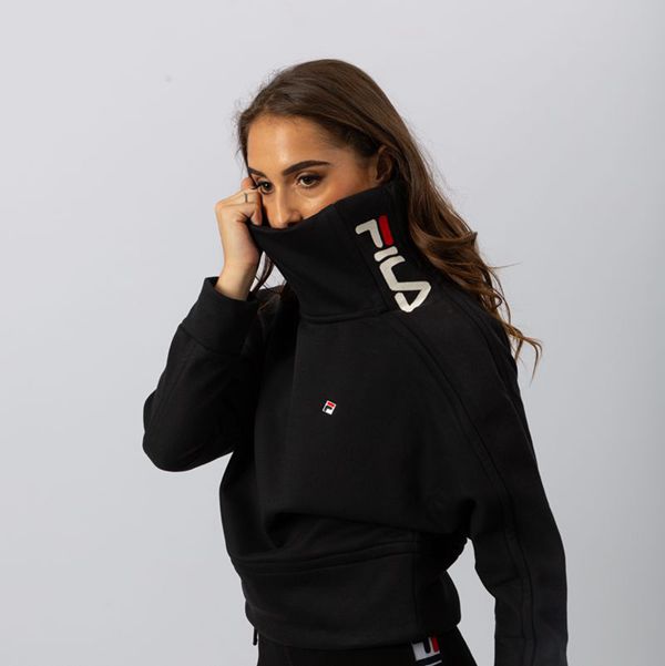 Fila Mikiny Damske Čierne - Milano Turtleneck Vypredaj - Slovakia 29016-GBYR